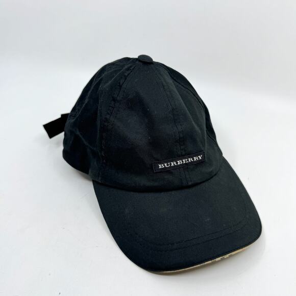 BURBERRY Golf Black Baseball Cap - Picture 1 of 8